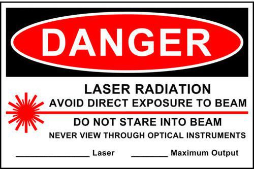 Danger lable